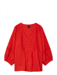 Vero Moda - Vmsofie 3/4 V-Neck Top Wvn Ga - Pikkade varrukatega - XS
