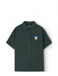 THE ANIMALS OBSERVATORY - Kangaroo Kid Shirt Deep Green - L&uuml;hikeste varrukatega s&auml;rgid - 6 Y