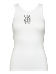 Calvin Klein Jeans - Sl Cotton Rib Solid Tank - Varrukateta - XS