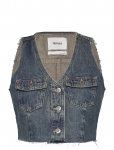 Monki - Cropped Vest - Teksavestid - XL