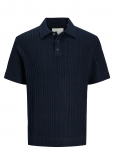 Jack & Jones - Jprccjoel Knit Polo Ss Sn - L&uuml;hikeste varrukatega kootud polos&auml;rgid - XL