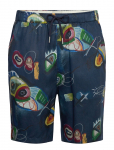 Scotch & Soda - Fave - Relaxed Fit Printed Tencel Bermuda Short - Vabaaja - 34