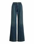 Lauren Ralph Lauren - High-Rise Pleated Wide-Leg Jean - Laiad - 44