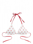 Panos Emporio - Galathea Polka Dot Reversible Top - Kolmnurksed bikiinitopid - 40