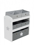 ROBA - Wooden Toy Shelf 'Stars' - Riiulid - 60X 63.5X 30CM