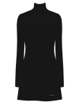 Calvin Klein Jeans - Ls Scuba Fit And Flare Dress - L&uuml;hikesed kleidid - S