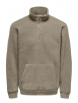 ONLY & SONS - Onsemilio Reg Teddy Zip Sweat Vd - Fliisid - XL