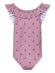 Hummel - Hmljr Bee Aop Frill Swimsuit - Ujumisriided - 80