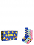 Happy Socks - 3-Pack Rubber Duck Socks Gift Set - Tavalised sokid - 36-40