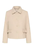 Cream - Crcessie Short Coat - Kerged suvejakid - 42