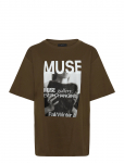Copenhagen Muse - Cmmuse-Tee Is An Oversized T-Shirt In A Premium Material With A Rounded Neckline - L&uuml;hikeste varrukatega - L/XL