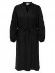 ONLY Carmakoma - Carbay Ls V-Neck Blk Dress Wvn Bf - P&otilde;lveni ja midi - 44