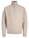 Jack & Jones - Jjesoho Ollie Knit Half Zip Sn - Poolpika lukuga džemprid - XXL
