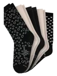Schiesser - Women's Socks, 5-Pack, Multi-Colored - Bluebird - Tavalised sokid - 39-42