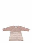 Smallstuff - Dress, Ao Rabbits, Merino Wool, Powder - Pikkade varrukatega beebikleidid - 92/98