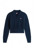 Tommy Jeans - Tjw Fluffy Polo Sweater - Džemprid - XS