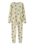 Name It - Nkfnightset Oatmeal Avocado Noos - Pidžaamakomplektid - 158-164