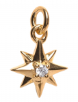 Syster P - Beloved Compass Star Pendant Gold - Ripatsid - ONE SIZE