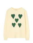 THE ANIMALS OBSERVATORY - Hearts Yellow Dof Lonf Sleeve T-Shirt - Pikkade varrukatega T-s&auml;rgid - 4 Y