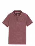 Lyle & Scott - Two Tone Waffle Polo Shirt - L&uuml;hikeste varrukatega polos&auml;rgid - 9-10
