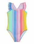 Color Kids - Swimsuit W. Frills, Aop - Ujumisriided - 98
