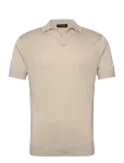 Lindbergh Black - Open Collar Knitted Polo S/S - L&uuml;hikeste varrukatega - L