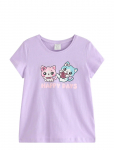 Lindex - Short-Sleeved Top - L&uuml;hikeste varrukatega - 134