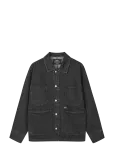 Mads N&oslash;rgaard - Arizona Black Denim Chore Jacket - Voodrita teksatagid - S