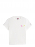 Tommy Jeans - Tjw Reg Tj Bubble Ss Tee Ext - L&uuml;hikeste varrukatega - M