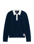 Tommy Jeans - Tjm Reg Wvn Lbl Rugby Sweat Ext - Pikkade varrukatega - XXL