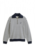 Gant - Striped Half Zip Sweat - Poolpika lukuga džemprid - L