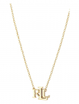 Lauren Ralph Lauren - Nk 16 Carded Lrl Logo Pendant - Gld - Ripatsid - ONE SIZE