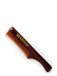 1541 Of London - Pocket Moustache Comb (Brown) - Combs And Brushes - ONE SIZE
