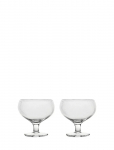 Sagaform - Blanka Coupe Glass, 2-Pcs - Valge veini klaasid - 30 CL
