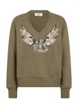 MOS MOSH - Mmcosette V-Ls Spring Sweatshirt - Dressipluusid - XL