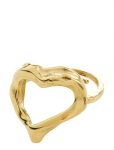 Pilgrim - Iris Ring Gold-Plated - S&otilde;rmused - ONE SIZE