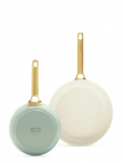 Greenpan - Padova Reserve Stekpanneset 2 Delar 20 Cm+26 Cm Pastel Green - Praepannid - ONE SIZE