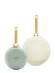 Greenpan - Greenpan Padova Reserve 2-Piece Frypan Set 20Cm + 26Cm Pastel Green - Praepannid - ONE SIZE