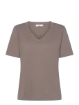 Coster Copenhagen - Cc Heart Basic Regular V-Neck T-Shi - L&uuml;hikeste varrukatega - XS