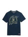 Superdry - Vintage Prep Relaxed Tee - L&uuml;hikeste varrukatega - S