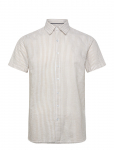 Sebago - Ss Striped Linen Blend Shirt - L&uuml;hikeste varrukatega s&auml;rgid - XXXL