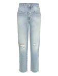 Closed - Women Pedal Pusher Jeans Light Blue - Mom Jeans - 36