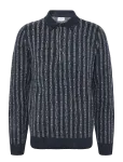 Lindbergh - Jacquard Knitted L/S Polo Cardigan - Pikkade varrukatega - M