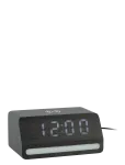 KARLSSON - Alarm Clock Retro W. Light Led Black Wood Veneer - &Auml;ratuskellad - H 7.5CM