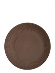 Aida - Confetti Chocolate Midd. Tall. M/Relief Porcel&aelig;n 1 Stk 27,5 Cm. - Praetaldrikud - &Oslash; 27.5 CM