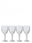 J-Line - S/4 Wine Glass Acrylic Tr - Punase veini klaasid - &Oslash; 9 CM