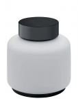 Blomus - Mobile Led Lamp - 13,5 Cm, &Oslash; 12,5 Cm - Fawn - Black - Laualambid - &Oslash; 12.4CM