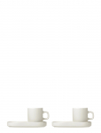 Blomus - Set Of 2 Espresso Cups - 0,05 L, &Oslash; 5 Cm - Pilar - Moonbeam - Espressotassid - L 14.2CM