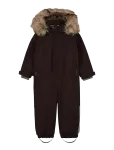 En Fant - Snowsuit W. Fake Fur - Shell-kombinesoonid - 128