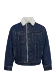 Lee Jeans - Relaxed Sherpa Rider Jkt - L&uuml;hikesed teksap&uuml;ksid - XL x 00